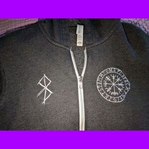 Viking Rune Hoodie - Small
